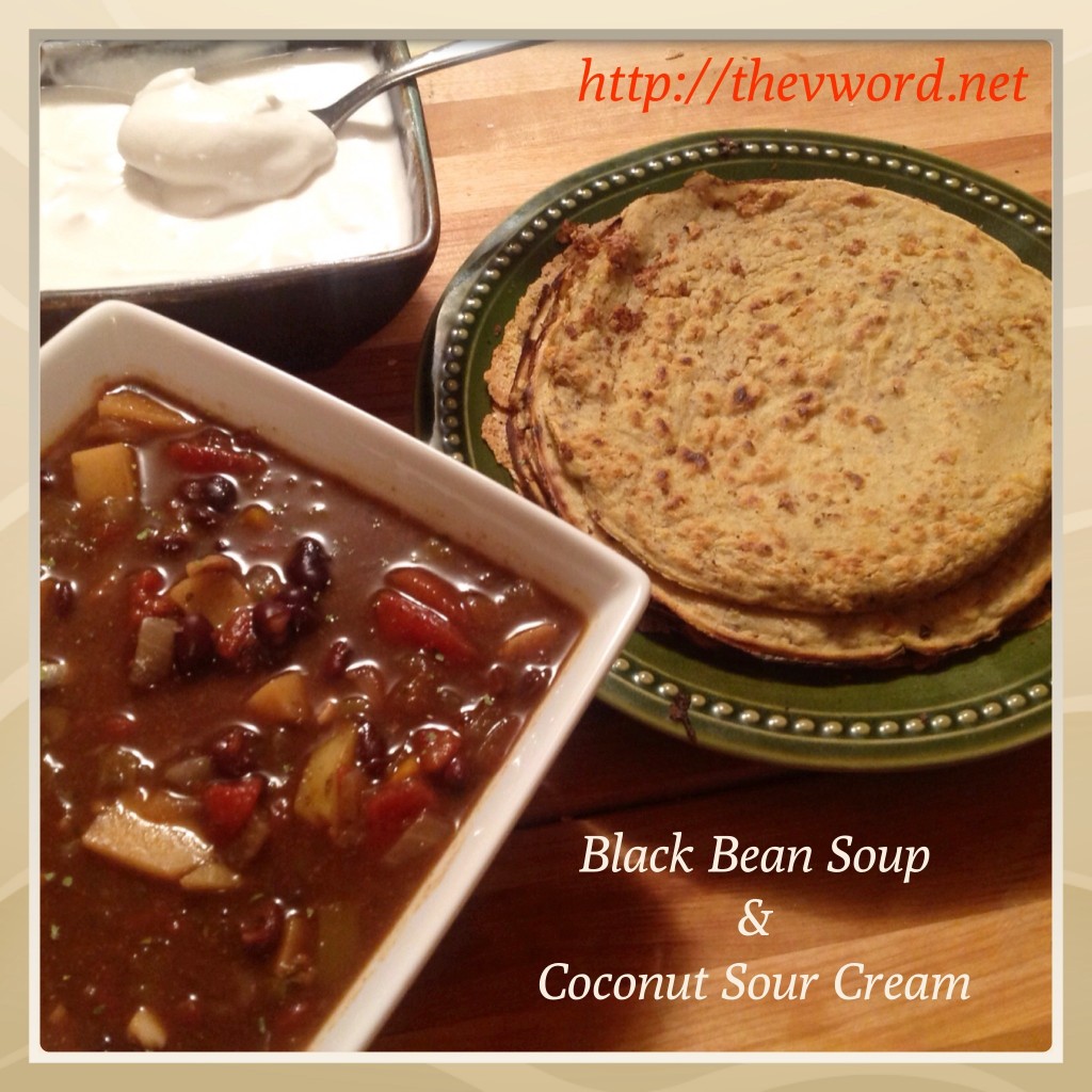 Black bean soup (2)