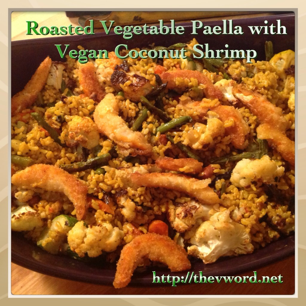 veg paella with v shrimp (3)