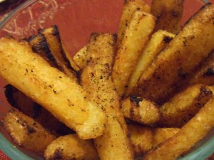 polenta fries close