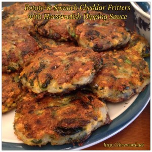 Potato Spinach Fritters with Daiya (22)